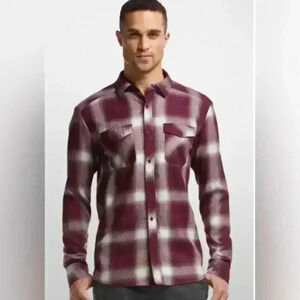 Mens Icebreaker  Lodge Long Sleeve Flannel Large
